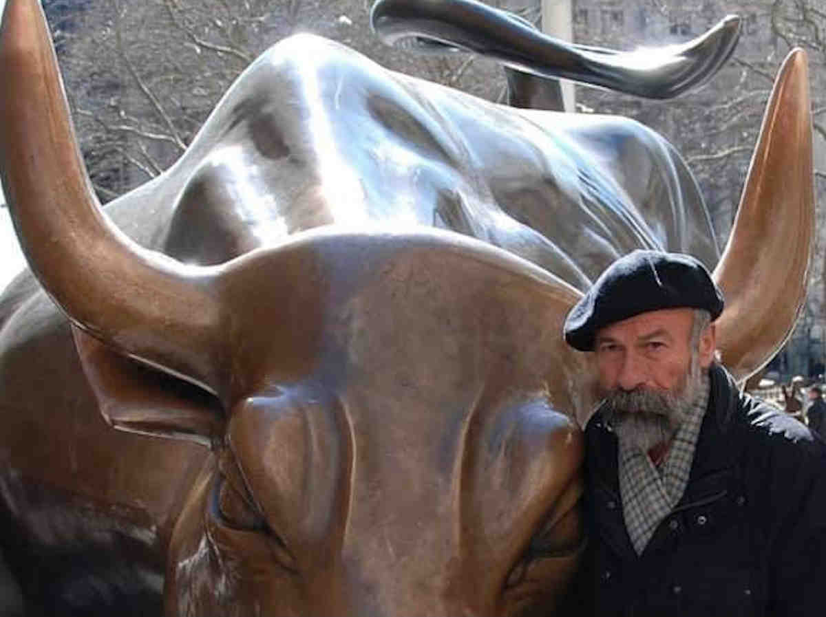 Arturo Di Modica morto a Vittoria: scultore del Toro di Wall Street