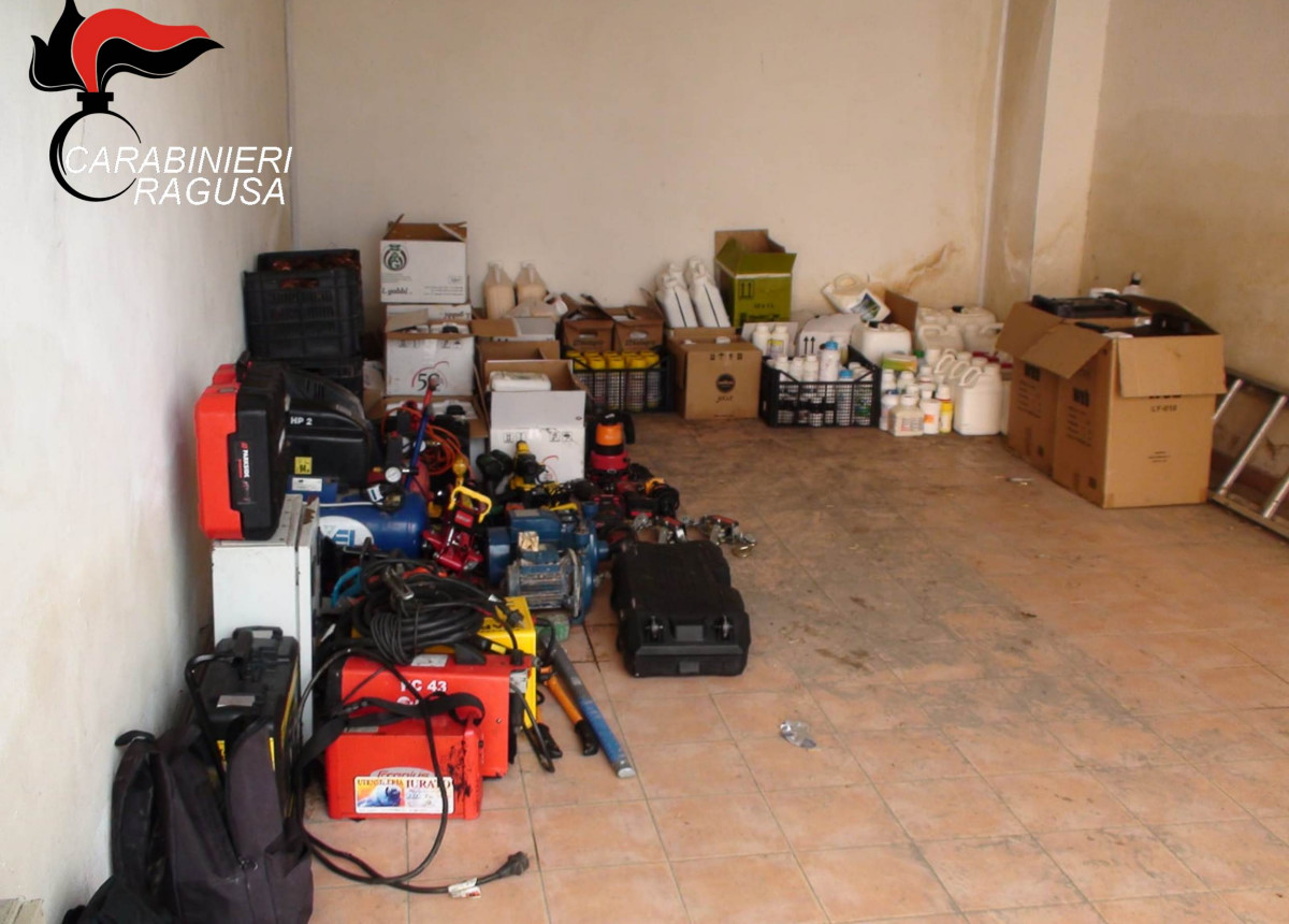 Merce rubata trovata a Vittoria: si cercano i proprietari VIDEO