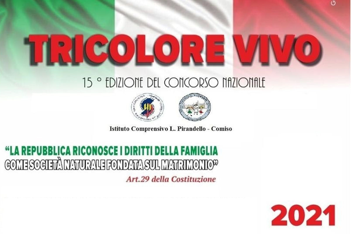 Scuola Monserrato di Comiso: 2 classi premiate Tricolore Vivo