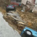Alluvione a Sciacca, voragine inghiotte auto è impressionante