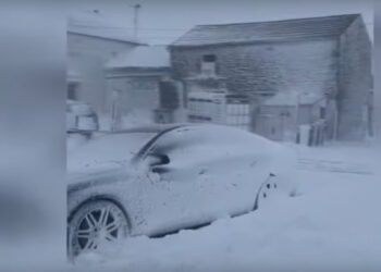 Tempesta di ghiaccio in Gran Bretagna