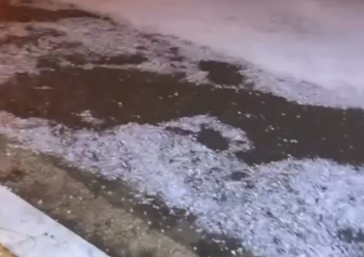 Grandinata a Scoglitti: maltempo a Ragusa VIDEO