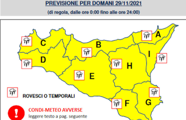 Meteo Ragusa: le previsioni per domani