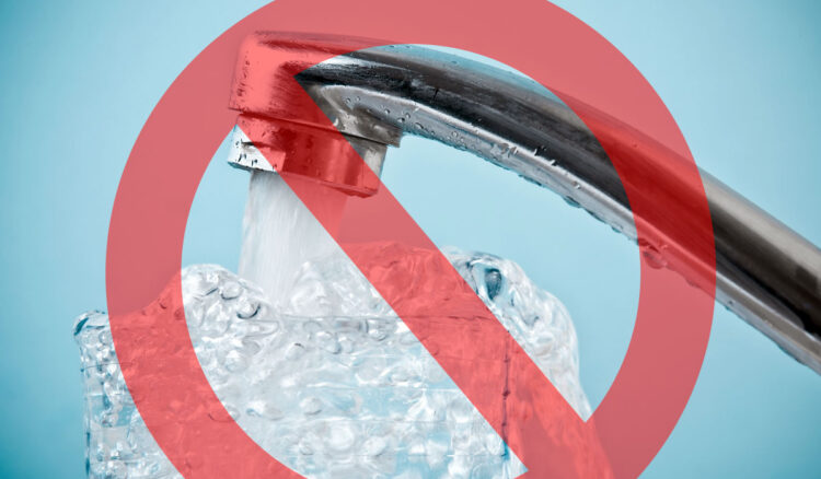 Modica, acqua non potabile. Divieto assoluto di consumo