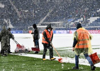 Neve a Bergamo, rinviata a domani Atalanta-Villarreal