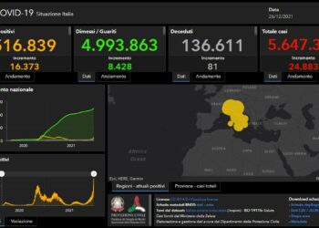 Covid, 24.883 nuovi casi e 81 decessi in 24 ore