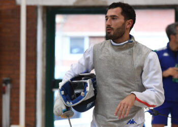 Avola in allenamento a Sarnano con la nazionale assoluta