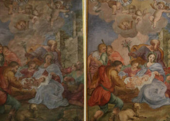 Chiaramonte Gulfi: restaurati due affreschi di Domenico La Bruna