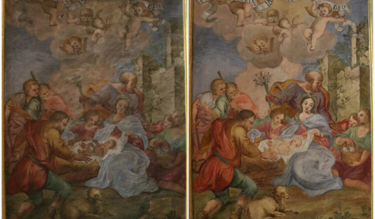 Chiaramonte Gulfi: restaurati due affreschi di Domenico La Bruna