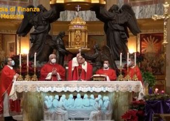 Gdf: celebrazione eucaristica natalizia nel santuario di Tindari