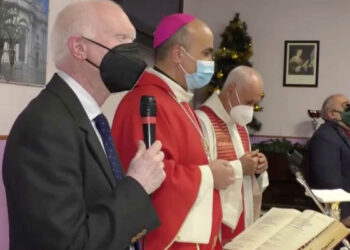 Il vescovo di Ragusa La Placa ha celebrato l’eucarestia nella sede Uici per Santa Lucia