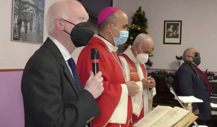 Il vescovo di Ragusa La Placa ha celebrato l’eucarestia nella sede Uici per Santa Lucia