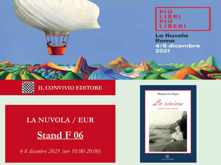 Il libro La riviera di Massimo La Pegna a Roma a “Più libri più liberi”