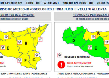 Meteo, allerta gialla in Sicilia da stasera: anche a Ragusa