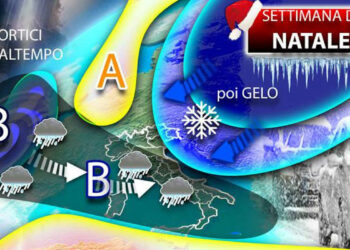 Previsioni meteo Natale: freddo, pioggia e neve: ecco dove