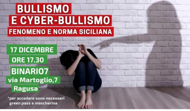Ragusa, il Pd organizza incontro su bullismo e cyberbullismo