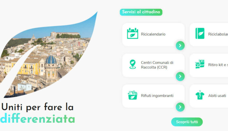 Ragusa, nuovo sito per la raccolta differenziata