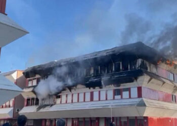 Incendio nella caserma dei carabinieri Salvo D’Acquisto: un ferito
