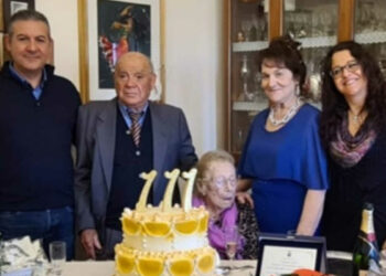 Centenari Sicilia, Giuseppina festeggia 111 anni