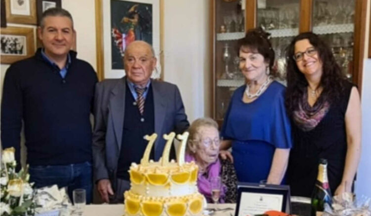 Centenari Sicilia, Giuseppina festeggia 111 anni