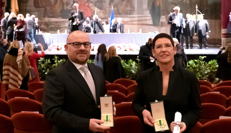 Stella al merito del Lavoro per Cabibbo e Bracchitta