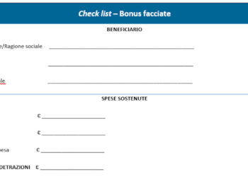 Bonus facciate: guida e documentazione che serve MODULO