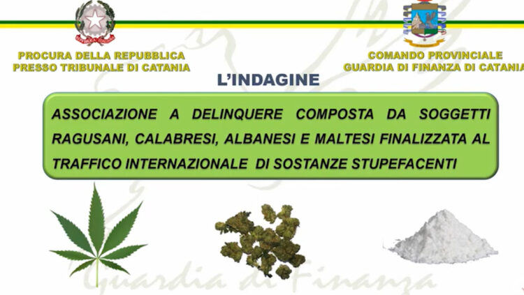 Droga fra Ragusa, Catania, Siracusa, Malta: 16 arresti I NOMI