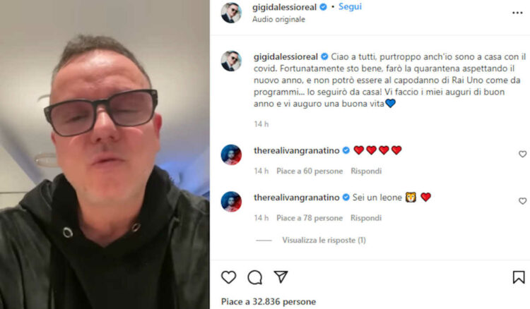 Gigi D'Alessio positivo al Covid