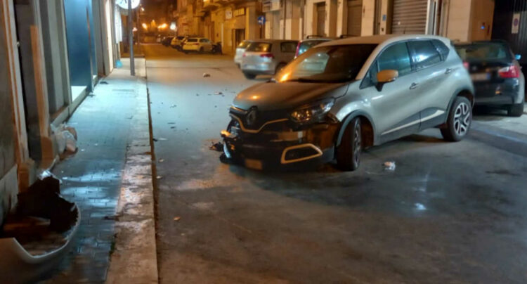 Incidente stradale in via Matteotti a Vittoria