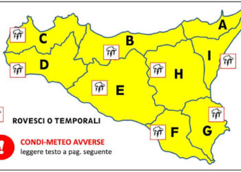 Modica, allerta meteo gialla: possibili temporali