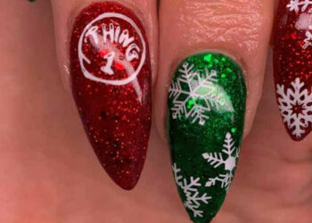 Unghie natalizie 2021: nail art e gel per Natale