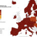 Covid mappa Ecdc: Italia in rosso scuro