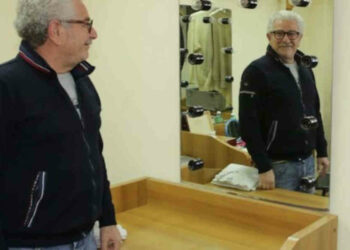 Enrico Guarneri con l'ispettore Gogol a Ragusa