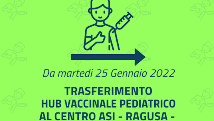 Hub pediatrico Ragusa (ex ospedale Civile) da domani al Centro ASI