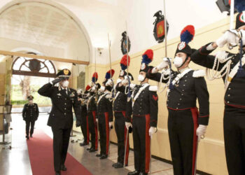 Il generale Riccardo Galletta in visita a Palermo