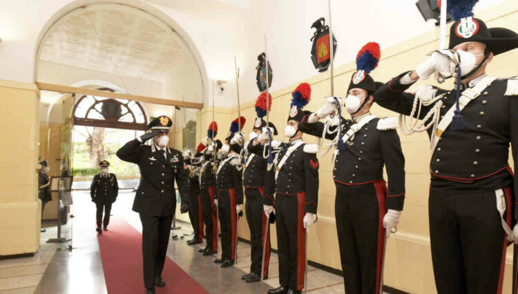 Il generale Riccardo Galletta in visita a Palermo