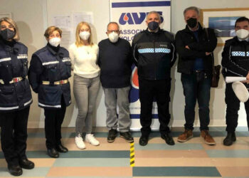 La Polizia locale di Modica a fianco dell'Avis: donazione di sangue anche nel 2022