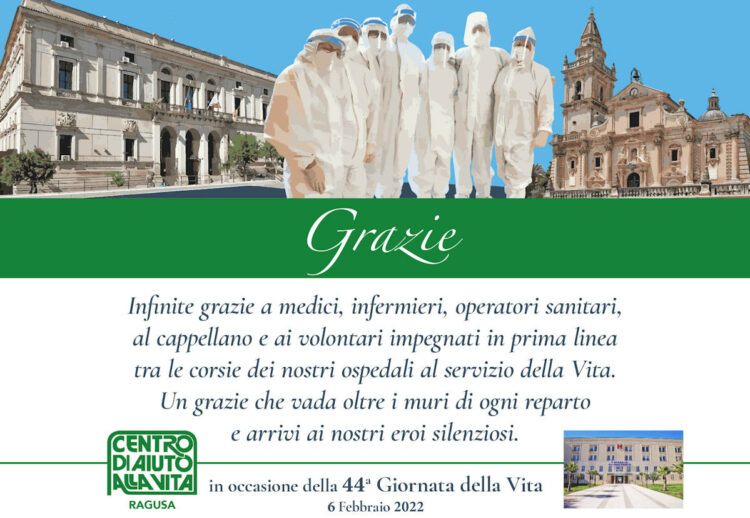 Giornata per la vita a Ragusa, ecco il programma della 44esima edizione