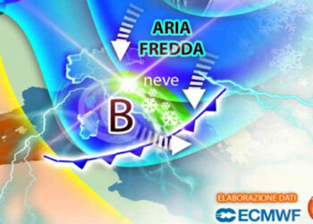 Meteo, arriva un ciclone freddo: neve e maltempo