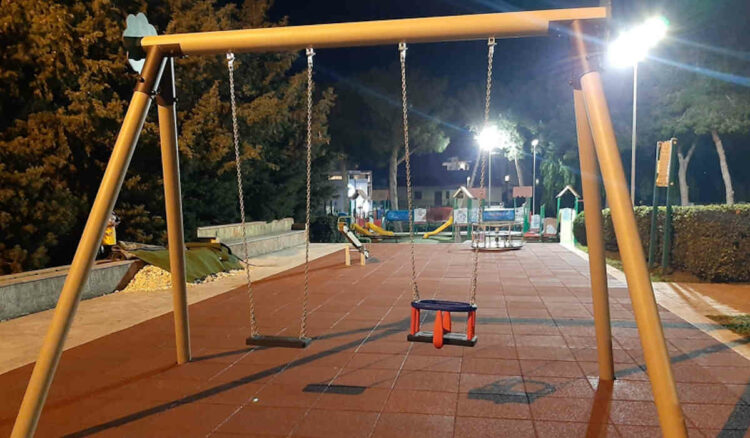 Modica, ingrandito parco giochi via Sacro Cuore