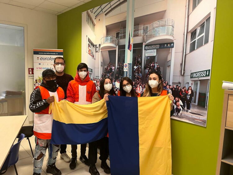 A Modica sventola la bandiera Ucraina