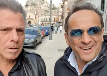 Uccio De Santis a Modica per un cortometraggio