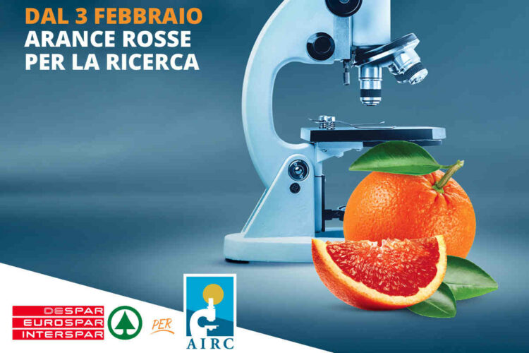 Despar a sostegno di Airc “Arance rosse per la Ricerca”
