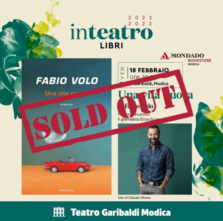 Fabio Volo a Modica per Una vita nuova