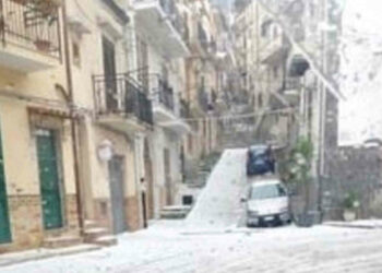 Maltempo, neve a bassa quota nel Palermitano