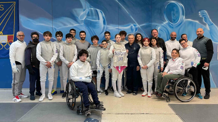 Atleta Ucraina alla Conad Scherma Modica