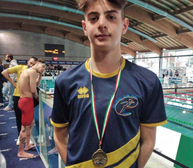 Campionati nazionali di Riccione, incredibile Perlini: medaglia di bronzo per il ragazzo ragusano