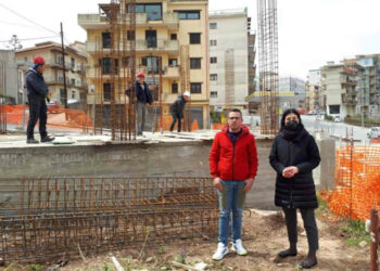 Cantiere Iacp di via Risorgimento a Ragusa: sopralluogo della dott.ssa Valentina Spadaro