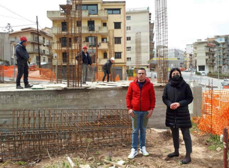 Cantiere Iacp di via Risorgimento a Ragusa: sopralluogo della dott.ssa Valentina Spadaro