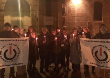 Carceri, fiaccolata della DC Nuova. Cuffaro ai detenuti: “non sentitevi abbandonati”